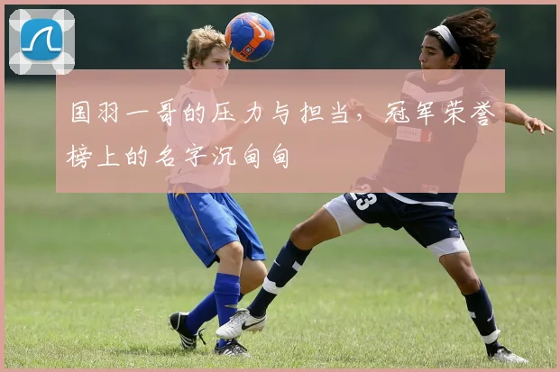 国羽一哥的压力与担当，冠军荣誉榜上的名字沉甸甸